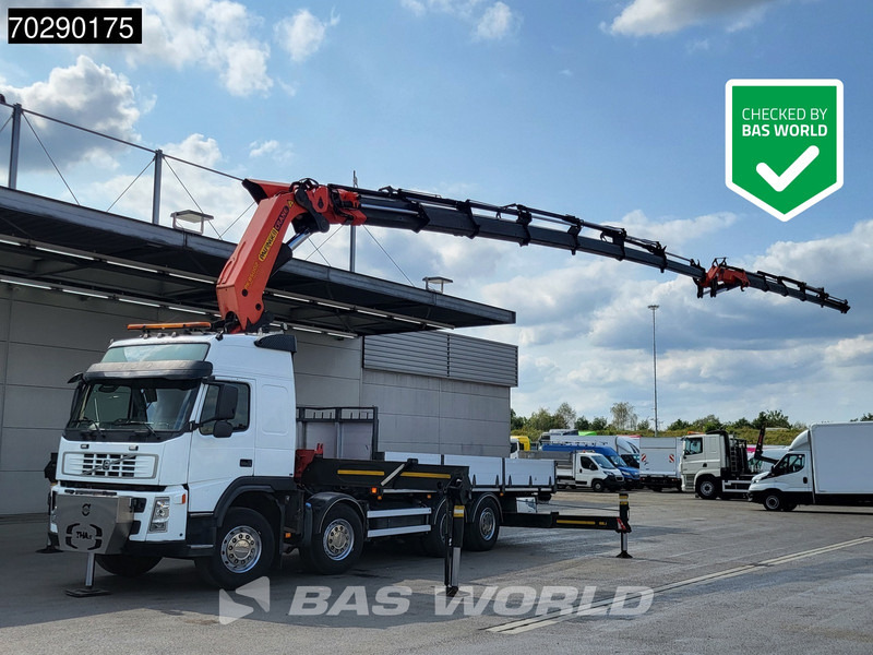 Volvo FM 480 8X2 Palfinger PK85002 Crane+Jib Lifting-Axle Big-Axle Automatic Euro 4 - Valníkový/ Plošinový nákladný automobil, Auto s hydraulickou rukou: obrázok 1 Volvo FM 480 8X2 Palfinger PK85002 Crane+Jib Lifting-Axle Big-Axle Automatic Euro 4 - Valníkový/ Plošinový nákladný automobil, Auto s hydraulickou rukou: obrázok 1