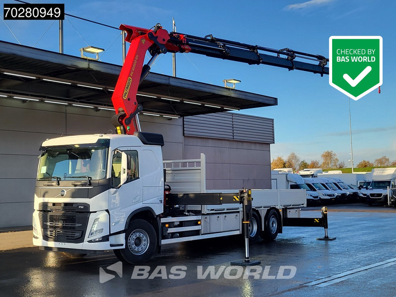 Volvo FM 500 6X2 NEW! Palfinger PK41002 EH-E Kran Crane Lift-steering Axle Euro 6 - Valníkový/ Plošinový nákladný automobil, Auto s hydraulickou rukou: obrázok 1 Volvo FM 500 6X2 NEW! Palfinger PK41002 EH-E Kran Crane Lift-steering Axle Euro 6 - Valníkový/ Plošinový nákladný automobil, Auto s hydraulickou rukou: obrázok 1