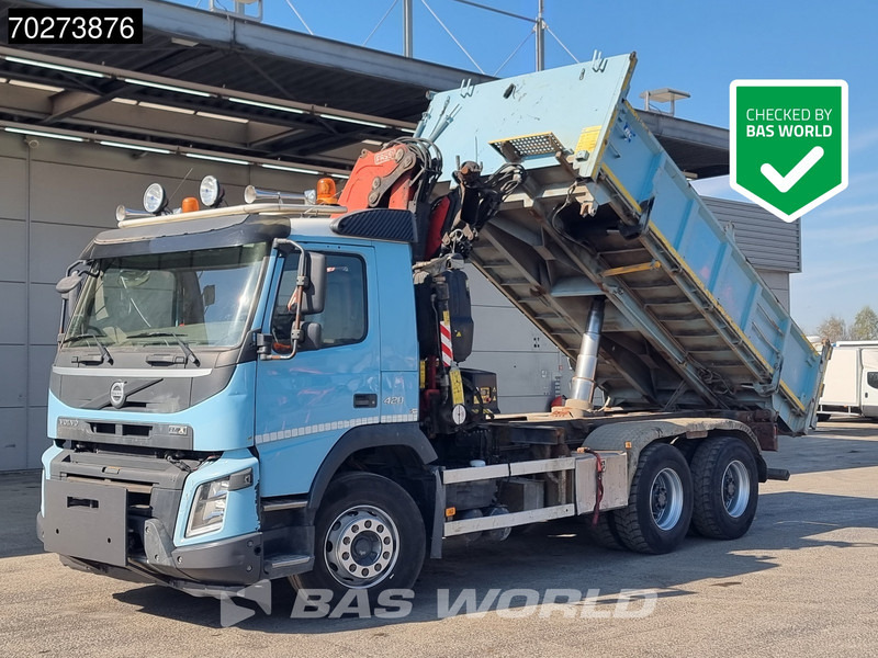Volvo FMX 420 6X4 Fassi F155A.2.22 Crane 9m3 Big-Axle Automatic Euro 5 - Sklápač, Auto s hydraulickou rukou: obrázok 5 Volvo FMX 420 6X4 Fassi F155A.2.22 Crane 9m3 Big-Axle Automatic Euro 5 - Sklápač, Auto s hydraulickou rukou: obrázok 5