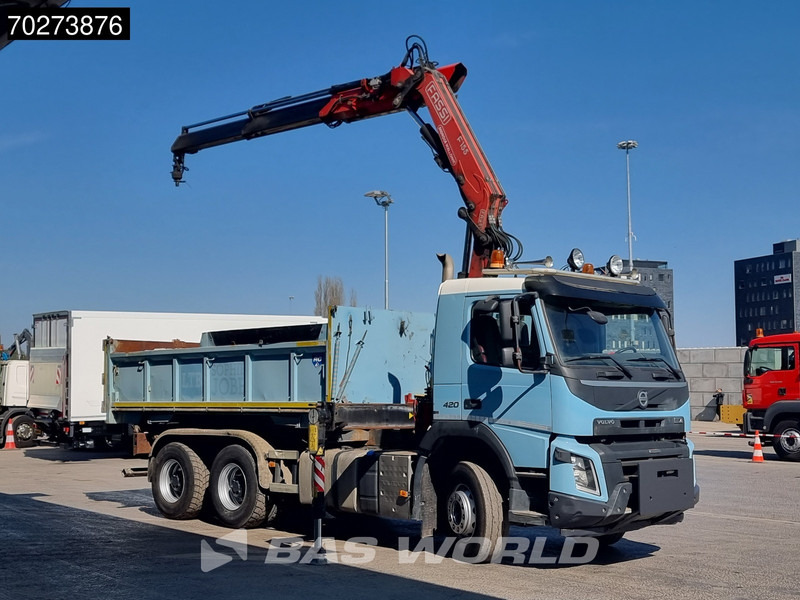 Volvo FMX 420 6X4 Fassi F155A.2.22 Crane 9m3 Big-Axle Automatic Euro 5 - Sklápač, Auto s hydraulickou rukou: obrázok 2 Volvo FMX 420 6X4 Fassi F155A.2.22 Crane 9m3 Big-Axle Automatic Euro 5 - Sklápač, Auto s hydraulickou rukou: obrázok 2