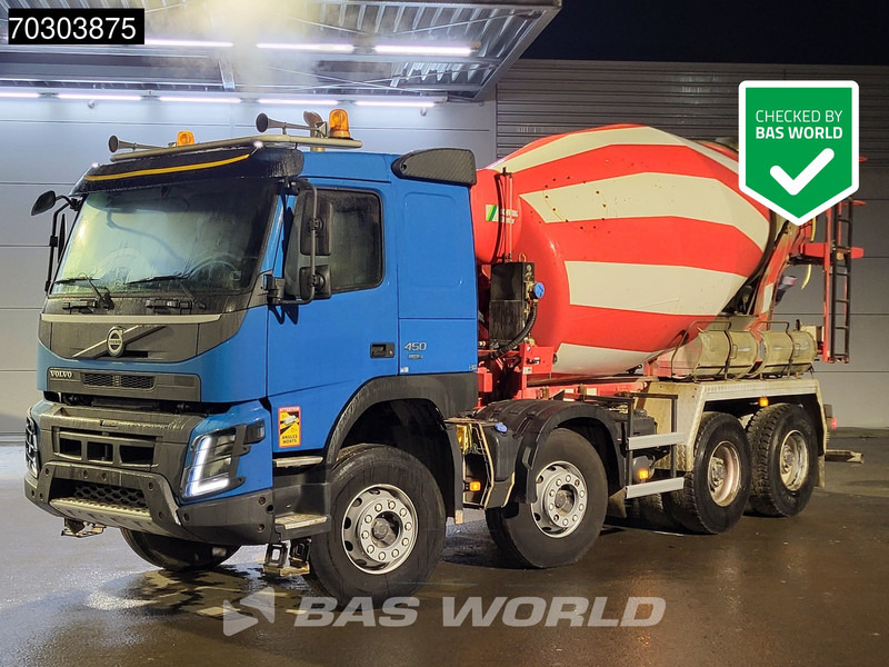 Volvo FMX 450 8X4 Stetter Mixer Full Steel Automatic Euro 6 - Domiešavač: obrázok 1 Volvo FMX 450 8X4 Stetter Mixer Full Steel Automatic Euro 6 - Domiešavač: obrázok 1