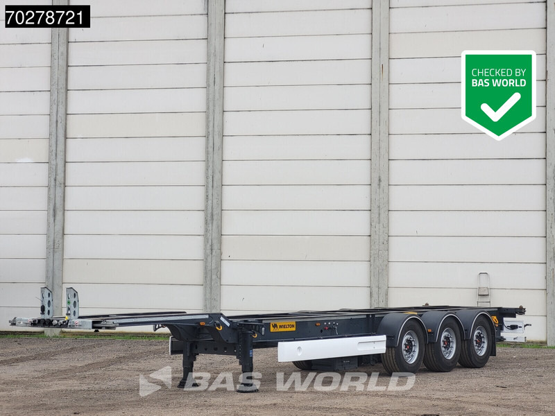 Náves preprava kontajnerov/ Výmenná nadstavba Wielton NS-3 Liftachse TUV 02/26: obrázok 1