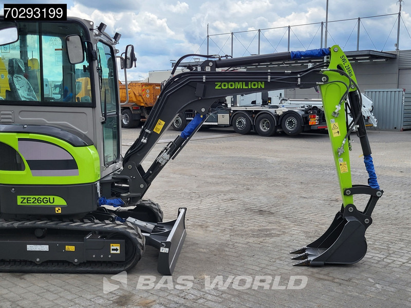 Nový Mini rýpadlo Zoomlion ZE26 GU CE CERTIFIED: obrázok 9