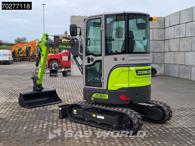 Zoomlion ZE26 GU FACTORY WARRANTY - CW/3 BUCKETS - CE CERTIFIED - Mini rýpadlo: obrázok 5 Zoomlion ZE26 GU FACTORY WARRANTY - CW/3 BUCKETS - CE CERTIFIED - Mini rýpadlo: obrázok 5