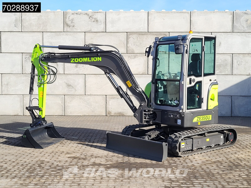 Zoomlion ZE35 GU FACTORY WARRANTY - CW/3 BUCKETS- CE CERTIFIED - Mini rýpadlo: obrázok 3 Zoomlion ZE35 GU FACTORY WARRANTY - CW/3 BUCKETS- CE CERTIFIED - Mini rýpadlo: obrázok 3