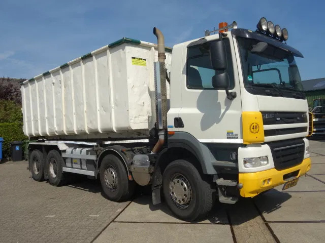 DAF CF 410 8X4 NCH CONTAINER SYSTEEM 32 TON 90 graden silo containers,25 CUB CONTAINER - Nákladne vozidlo - káblový systém: obrázok 2 DAF CF 410 8X4 NCH CONTAINER SYSTEEM 32 TON 90 graden silo containers,25 CUB CONTAINER - Nákladne vozidlo - káblový systém: obrázok 2