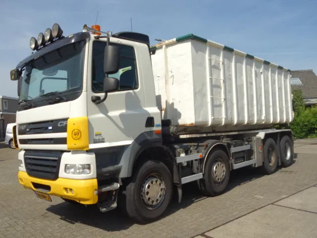 DAF CF 410 8X4 NCH CONTAINER SYSTEEM 32 TON 90 graden silo containers - Nákladne vozidlo - káblový systém: obrázok 3 DAF CF 410 8X4 NCH CONTAINER SYSTEEM 32 TON 90 graden silo containers - Nákladne vozidlo - káblový systém: obrázok 3