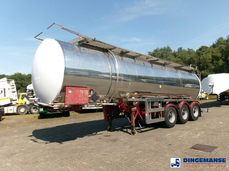 Crane Fruehauf Chemical ACID tank inox 30 m3 / 1 comp - Cisternový náves: obrázok 1 Crane Fruehauf Chemical ACID tank inox 30 m3 / 1 comp - Cisternový náves: obrázok 1