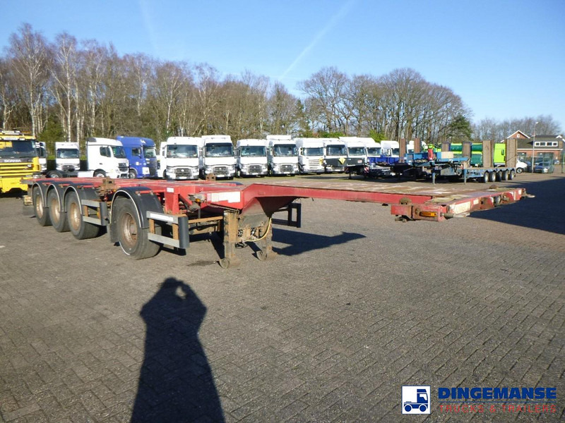 D-Tec 4-axle container combi trailer (3 + 1 axles) 20-30-40-45 ft - Náves preprava kontajnerov/ Výmenná nadstavba: obrázok 2 D-Tec 4-axle container combi trailer (3 + 1 axles) 20-30-40-45 ft - Náves preprava kontajnerov/ Výmenná nadstavba: obrázok 2