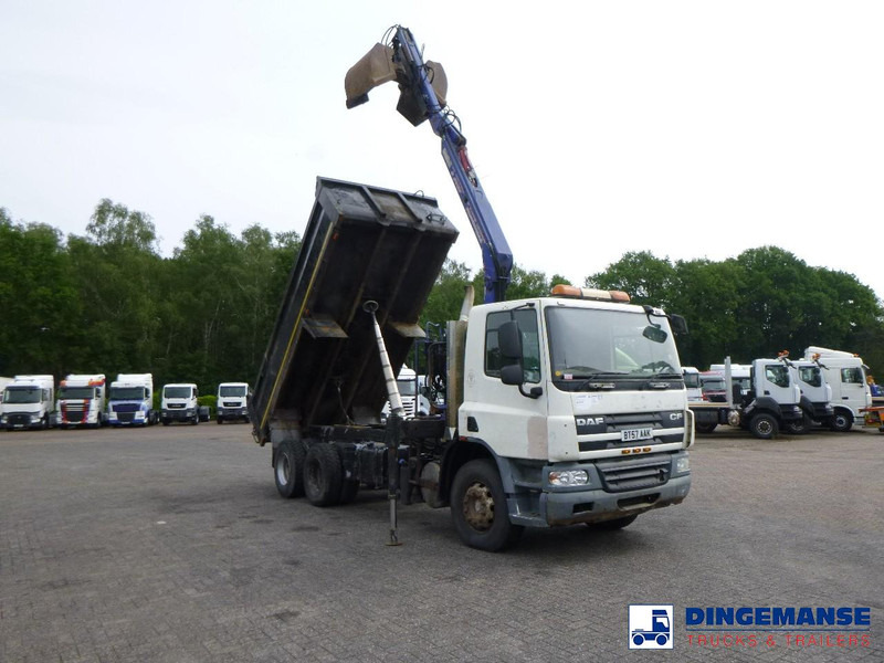 DAF CF 75.310 6x4 RHD tipper + HMF 1144 K-1 + grapple - Auto s hydraulickou rukou: obrázok 2 DAF CF 75.310 6x4 RHD tipper + HMF 1144 K-1 + grapple - Auto s hydraulickou rukou: obrázok 2