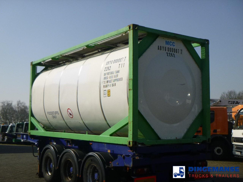 Danteco Food tank container inox 20 ft / 25 m3 / 1 comp - Skladovacia nádrž: obrázok 3 Danteco Food tank container inox 20 ft / 25 m3 / 1 comp - Skladovacia nádrž: obrázok 3