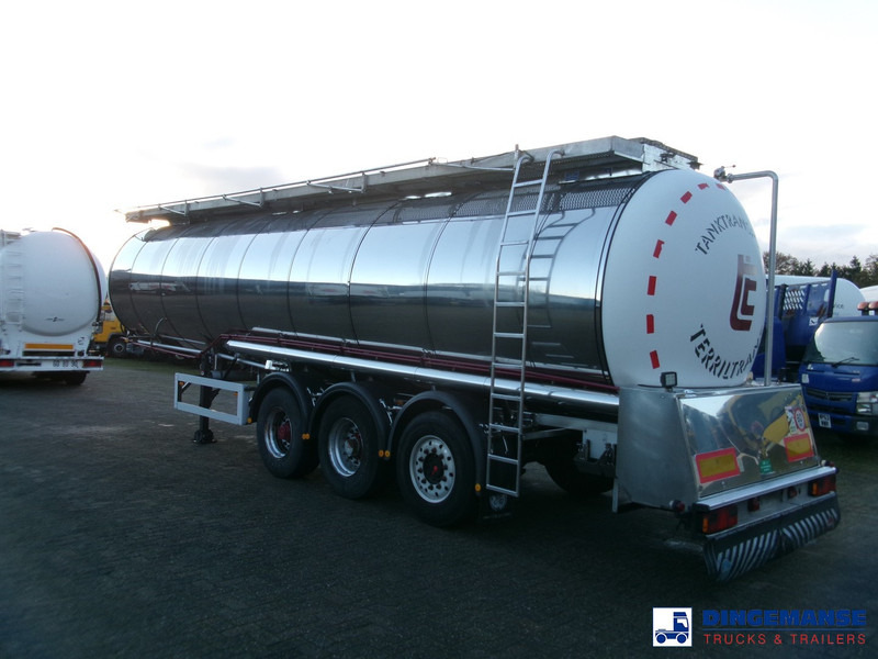 Feldbinder Chemical tank inox 33.5 m3 / 1 comp + pump - Cisternový náves: obrázok 3 Feldbinder Chemical tank inox 33.5 m3 / 1 comp + pump - Cisternový náves: obrázok 3