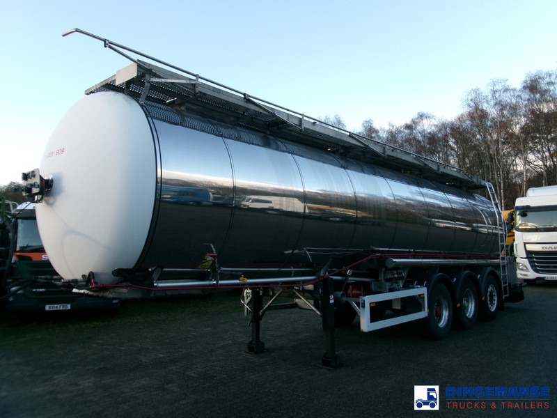 Feldbinder Chemical tank inox 33.5 m3 / 1 comp + pump - Cisternový náves: obrázok 1 Feldbinder Chemical tank inox 33.5 m3 / 1 comp + pump - Cisternový náves: obrázok 1