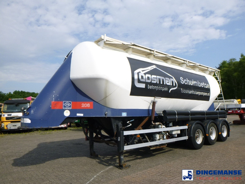 Feldbinder Powder tank alu 40 m3 / 1 comp + compressor - Cisternový náves: obrázok 1 Feldbinder Powder tank alu 40 m3 / 1 comp + compressor - Cisternový náves: obrázok 1