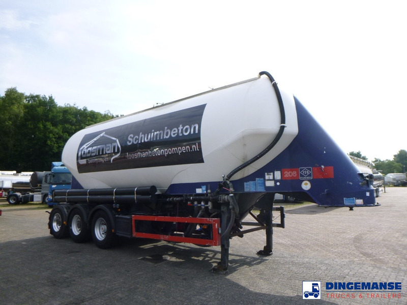 Feldbinder Powder tank alu 40 m3 / 1 comp + compressor - Cisternový náves: obrázok 2 Feldbinder Powder tank alu 40 m3 / 1 comp + compressor - Cisternový náves: obrázok 2