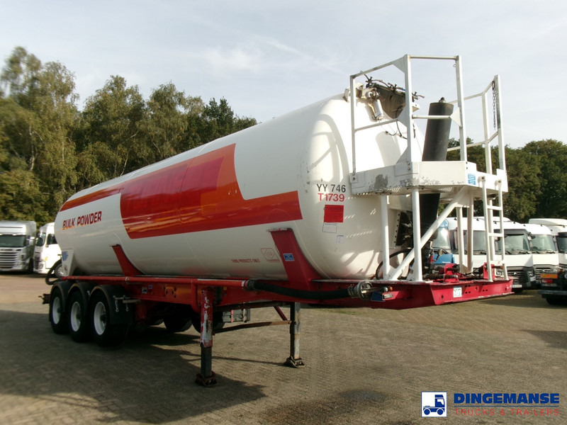 Feldbinder Powder tank alu 41 m3 (tipping) - Cisternový náves: obrázok 2 Feldbinder Powder tank alu 41 m3 (tipping) - Cisternový náves: obrázok 2