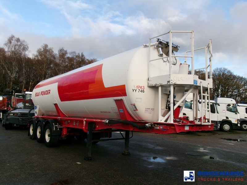 Feldbinder Powder tank alu 41 m3 (tipping) - Cisternový náves: obrázok 2 Feldbinder Powder tank alu 41 m3 (tipping) - Cisternový náves: obrázok 2