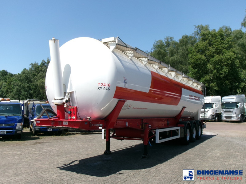 Feldbinder Powder tank alu 60 m3 (tipping) - Cisternový náves: obrázok 1 Feldbinder Powder tank alu 60 m3 (tipping) - Cisternový náves: obrázok 1