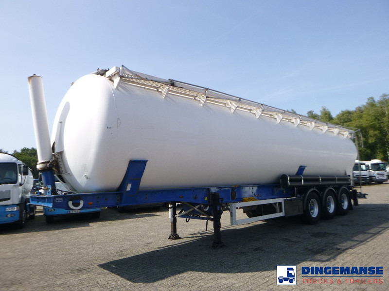 Feldbinder Powder tank alu 63 m3 / 1 comp (tipping) - Cisternový náves: obrázok 1 Feldbinder Powder tank alu 63 m3 / 1 comp (tipping) - Cisternový náves: obrázok 1