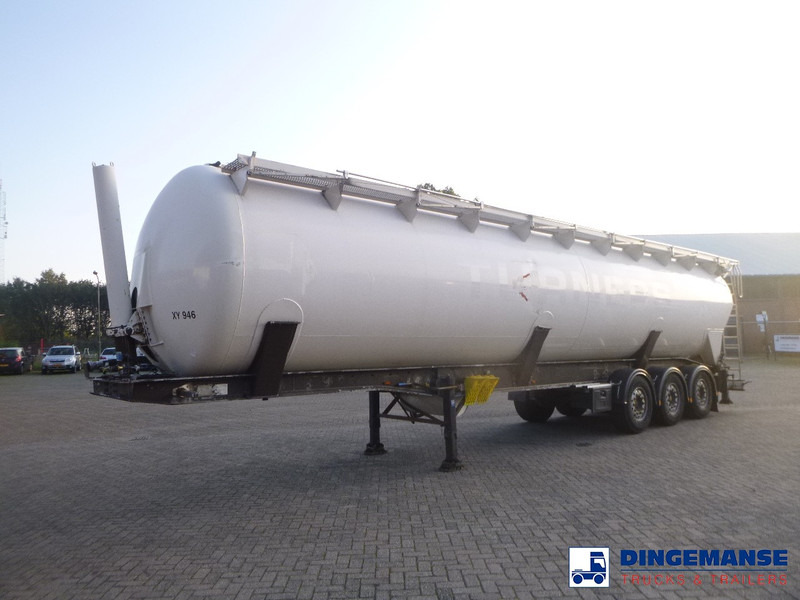 Feldbinder Powder tank alu 65 m3 (tipping) - Cisternový náves: obrázok 1 Feldbinder Powder tank alu 65 m3 (tipping) - Cisternový náves: obrázok 1
