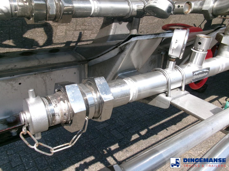 Cisternový náves Indox Chemical tank inox 35.2 m3 / 1 comp + pump: obrázok 13