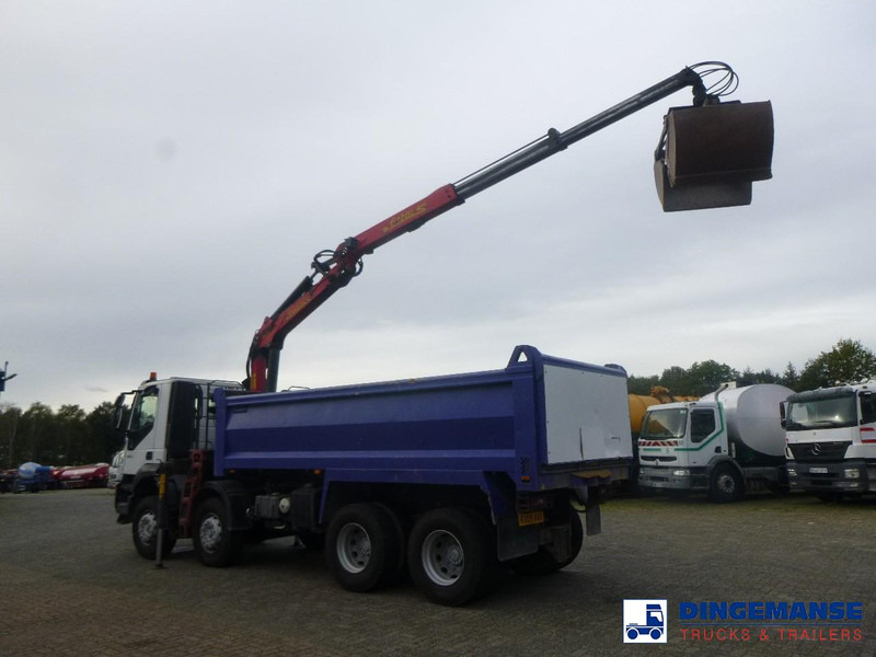 Iveco AD340T36 8x4 RHD tipper + Palfinger E120 plus + grapple - Auto s hydraulickou rukou: obrázok 3 Iveco AD340T36 8x4 RHD tipper + Palfinger E120 plus + grapple - Auto s hydraulickou rukou: obrázok 3