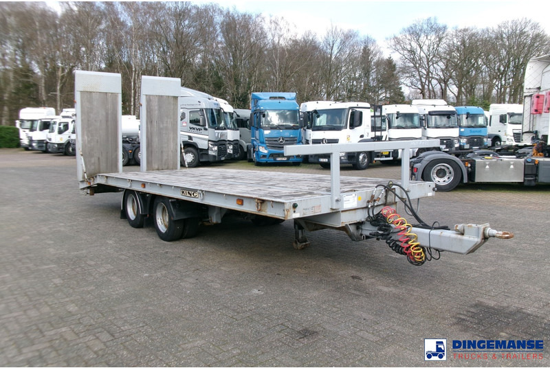 KING 2-axle platform drawbar trailer 14t + ramps - Plošinový/ Valníkový príves: obrázok 2 KING 2-axle platform drawbar trailer 14t + ramps - Plošinový/ Valníkový príves: obrázok 2