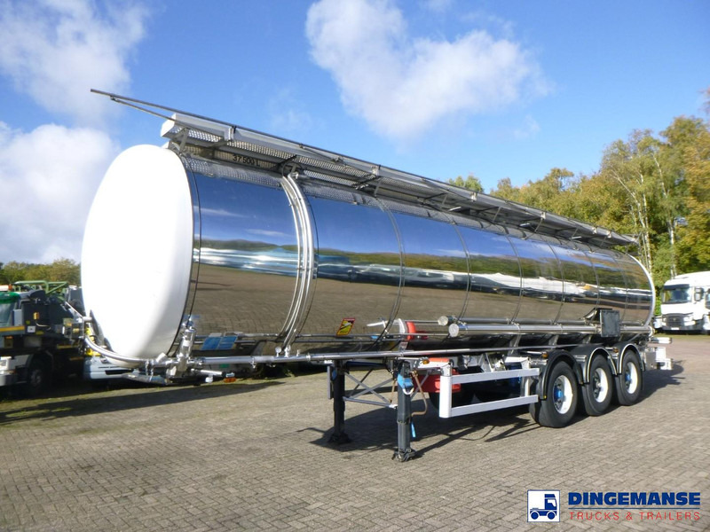 LAG Chemical tank inox 37.5 m3 / 1 comp - Cisternový náves: obrázok 1 LAG Chemical tank inox 37.5 m3 / 1 comp - Cisternový náves: obrázok 1