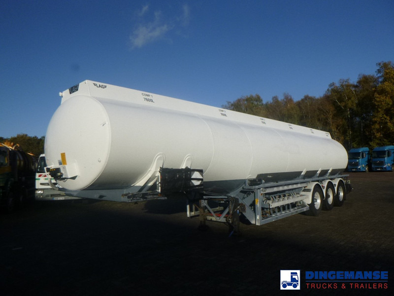 LAG Fuel tank alu 44.4 m3 / 6 comp + pump - Cisternový náves: obrázok 1 LAG Fuel tank alu 44.4 m3 / 6 comp + pump - Cisternový náves: obrázok 1