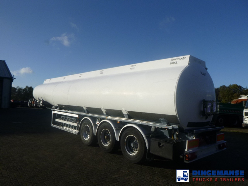 LAG Fuel tank alu 44.4 m3 / 6 comp + pump - Cisternový náves: obrázok 3 LAG Fuel tank alu 44.4 m3 / 6 comp + pump - Cisternový náves: obrázok 3