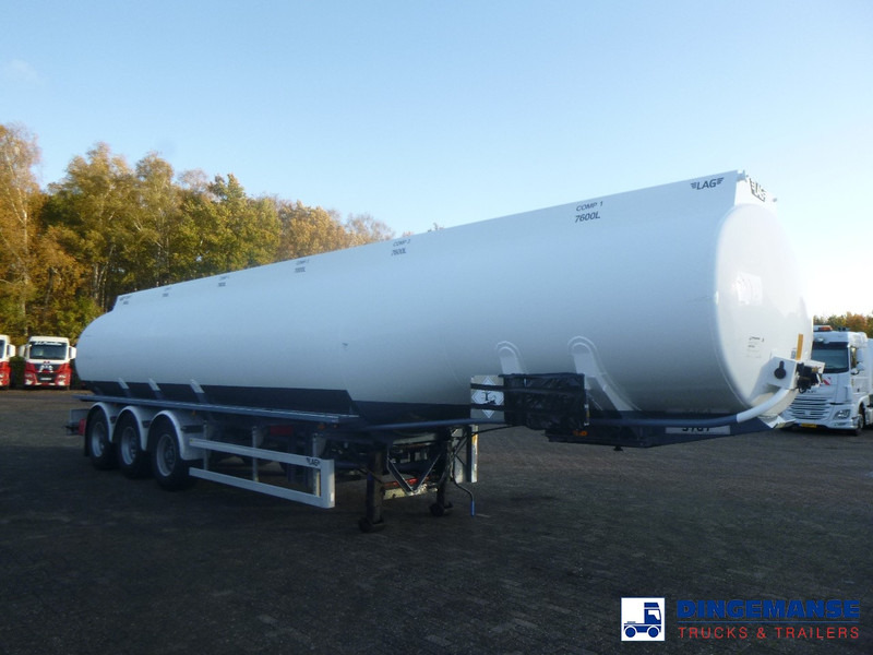 LAG Fuel tank alu 44.5 m3 / 6 comp + pump - Cisternový náves: obrázok 2 LAG Fuel tank alu 44.5 m3 / 6 comp + pump - Cisternový náves: obrázok 2