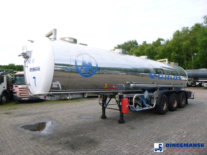 MAISONNEUVE Chemical tank inox 26 m3 / 1 comp - Cisternový náves: obrázok 1 MAISONNEUVE Chemical tank inox 26 m3 / 1 comp - Cisternový náves: obrázok 1