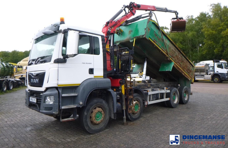 MAN TGS 35.400 8X4 RHD tipper + Palfinger Epsilon M125L - Auto s hydraulickou rukou: obrázok 1 MAN TGS 35.400 8X4 RHD tipper + Palfinger Epsilon M125L - Auto s hydraulickou rukou: obrázok 1