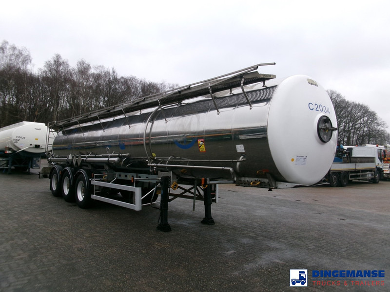 Magyar Chemical tank inox 22.5 m3 / 1 comp - Cisternový náves: obrázok 2 Magyar Chemical tank inox 22.5 m3 / 1 comp - Cisternový náves: obrázok 2