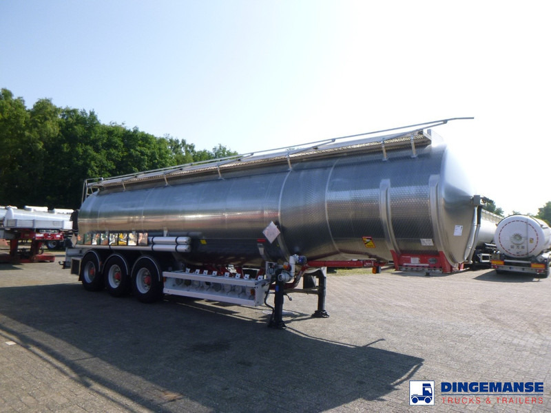 Magyar Fuel tank inox 38.8m3 / 8comp ADR valid 02/12/2025 - Cisternový náves: obrázok 2 Magyar Fuel tank inox 38.8m3 / 8comp ADR valid 02/12/2025 - Cisternový náves: obrázok 2