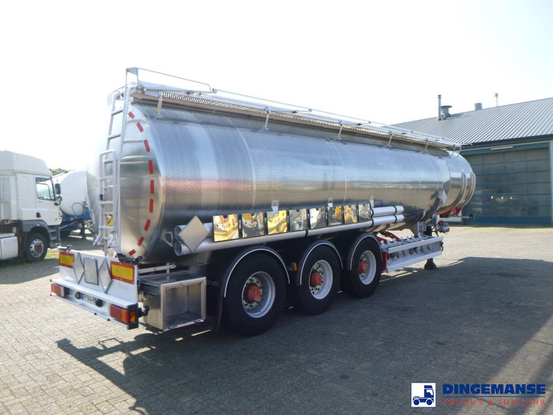 Magyar Fuel tank inox 38.8m3 / 8comp ADR valid 02/12/2025 - Cisternový náves: obrázok 4 Magyar Fuel tank inox 38.8m3 / 8comp ADR valid 02/12/2025 - Cisternový náves: obrázok 4