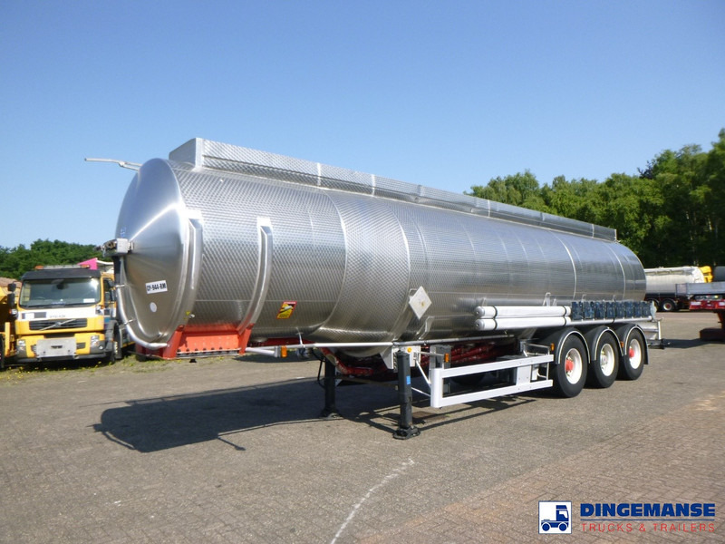 Magyar Fuel tank inox 38.8m3 / 8comp ADR valid 02/12/2025 - Cisternový náves: obrázok 1 Magyar Fuel tank inox 38.8m3 / 8comp ADR valid 02/12/2025 - Cisternový náves: obrázok 1