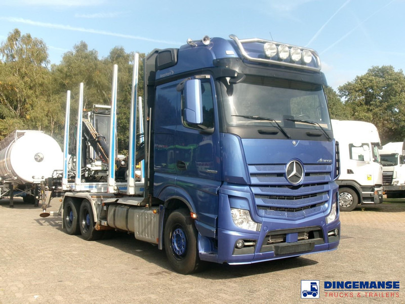 Mercedes-Benz Actros 2663 6x4 Euro 6 loglift F96 crane timber truck - Nákladné vozidlo na prepravu dreva, Auto s hydraulickou rukou: obrázok 2 Mercedes-Benz Actros 2663 6x4 Euro 6 loglift F96 crane timber truck - Nákladné vozidlo na prepravu dreva, Auto s hydraulickou rukou: obrázok 2