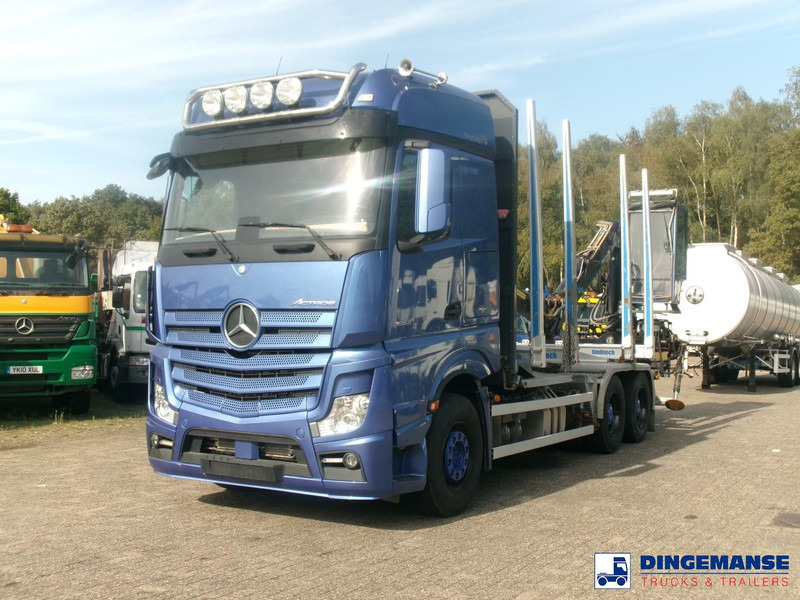 Mercedes-Benz Actros 2663 6x4 Euro 6 loglift F96 crane timber truck - Nákladné vozidlo na prepravu dreva, Auto s hydraulickou rukou: obrázok 1 Mercedes-Benz Actros 2663 6x4 Euro 6 loglift F96 crane timber truck - Nákladné vozidlo na prepravu dreva, Auto s hydraulickou rukou: obrázok 1