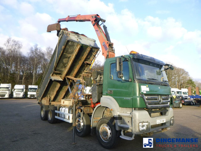 Mercedes-Benz Axor 3236 8x4 RHD tipper + Hiab 1283 DK-2 Duo - Auto s hydraulickou rukou: obrázok 2 Mercedes-Benz Axor 3236 8x4 RHD tipper + Hiab 1283 DK-2 Duo - Auto s hydraulickou rukou: obrázok 2