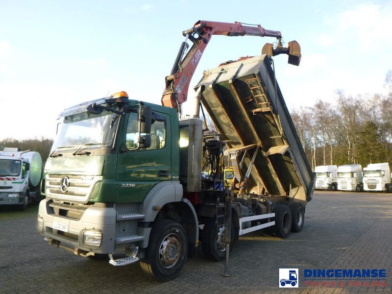 Mercedes-Benz Axor 3236 8x4 RHD tipper + Hiab 1283 DK-2 Duo - Auto s hydraulickou rukou: obrázok 1 Mercedes-Benz Axor 3236 8x4 RHD tipper + Hiab 1283 DK-2 Duo - Auto s hydraulickou rukou: obrázok 1