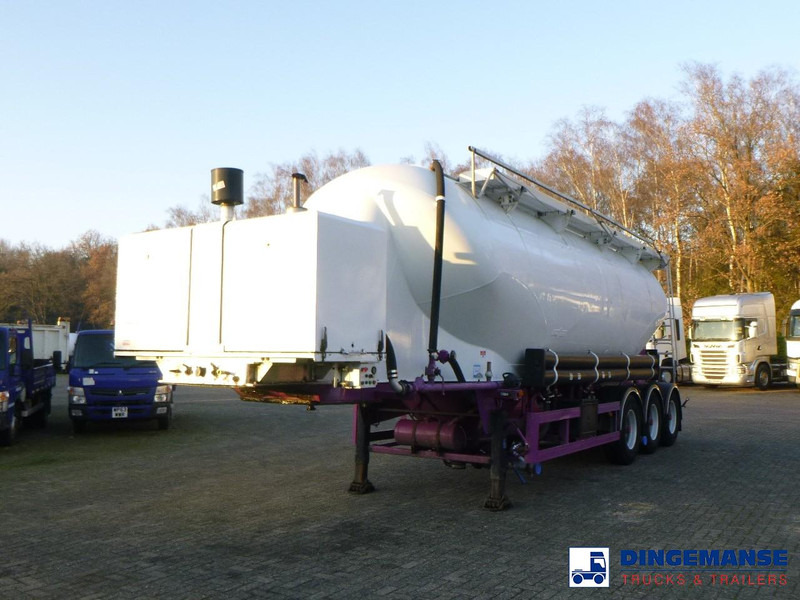 SPITZER Powder tank alu 37 m3 + engine/compressor - Cisternový náves: obrázok 1 SPITZER Powder tank alu 37 m3 + engine/compressor - Cisternový náves: obrázok 1