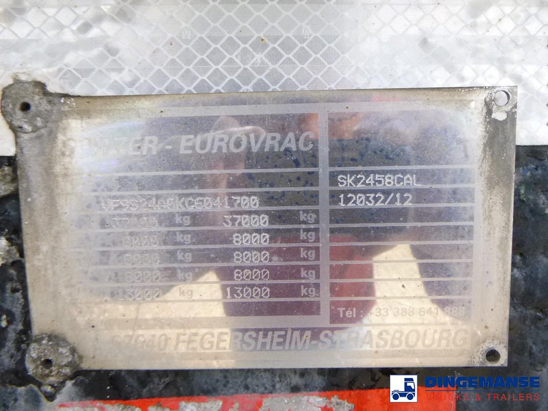 Cisternový náves SPITZER Powder tank alu 60 m3 (tipping): obrázok 20