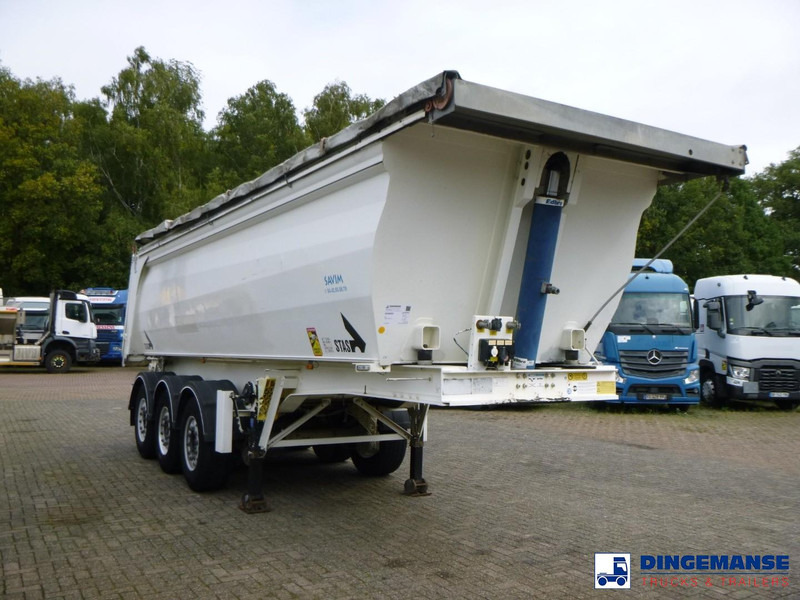 Stas Tipper trailer alu 25.5 m3 + tarpaulin - Náves sklápěcí: obrázok 2 Stas Tipper trailer alu 25.5 m3 + tarpaulin - Náves sklápěcí: obrázok 2