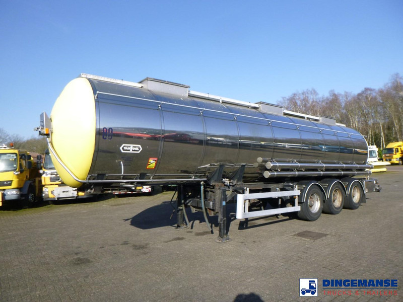 Van Hool Chemical tank inox 30 m3 / 1 comp - Cisternový náves: obrázok 1 Van Hool Chemical tank inox 30 m3 / 1 comp - Cisternový náves: obrázok 1