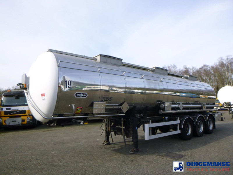 Van Hool Chemical tank inox 30 m3 / 3 comp - Cisternový náves: obrázok 1 Van Hool Chemical tank inox 30 m3 / 3 comp - Cisternový náves: obrázok 1