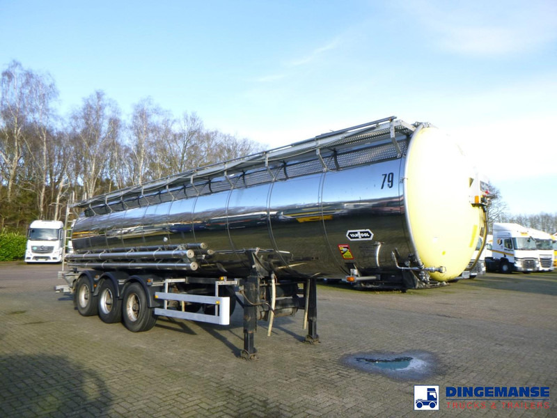 Van Hool Chemical tank inox 30 m3 / 3 comp - Cisternový príves: obrázok 2 Van Hool Chemical tank inox 30 m3 / 3 comp - Cisternový príves: obrázok 2