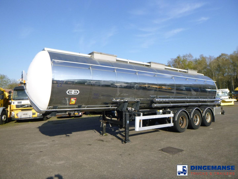 Van Hool Chemical tank inox L4BH 30 m3 / 3 comp - Cisternový náves: obrázok 1 Van Hool Chemical tank inox L4BH 30 m3 / 3 comp - Cisternový náves: obrázok 1
