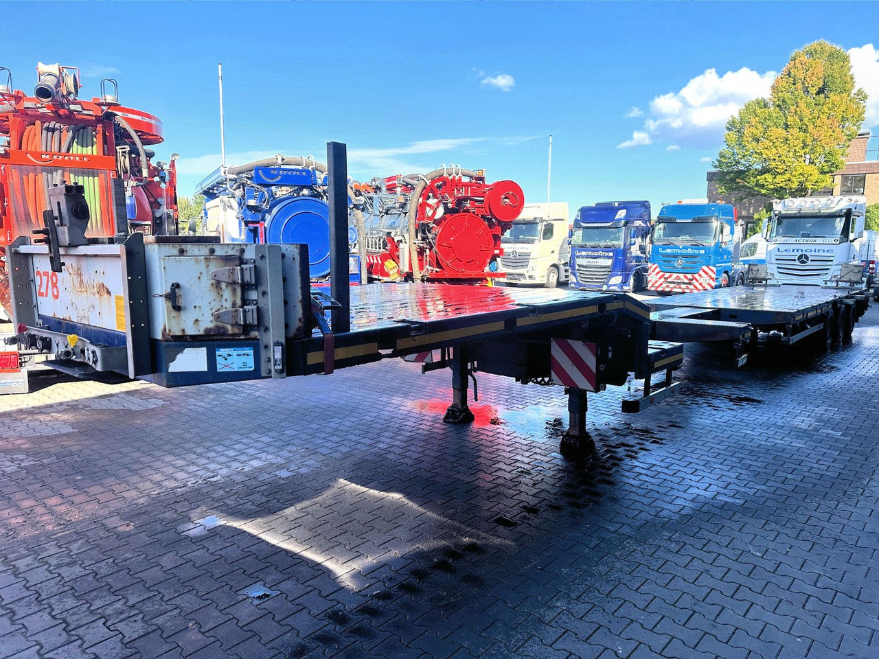 HRD 3-Achs Jumbo Tele Tieflader ausziehbar Lift+Lenk - Náves podvalník: obrázok 5 HRD 3-Achs Jumbo Tele Tieflader ausziehbar Lift+Lenk - Náves podvalník: obrázok 5