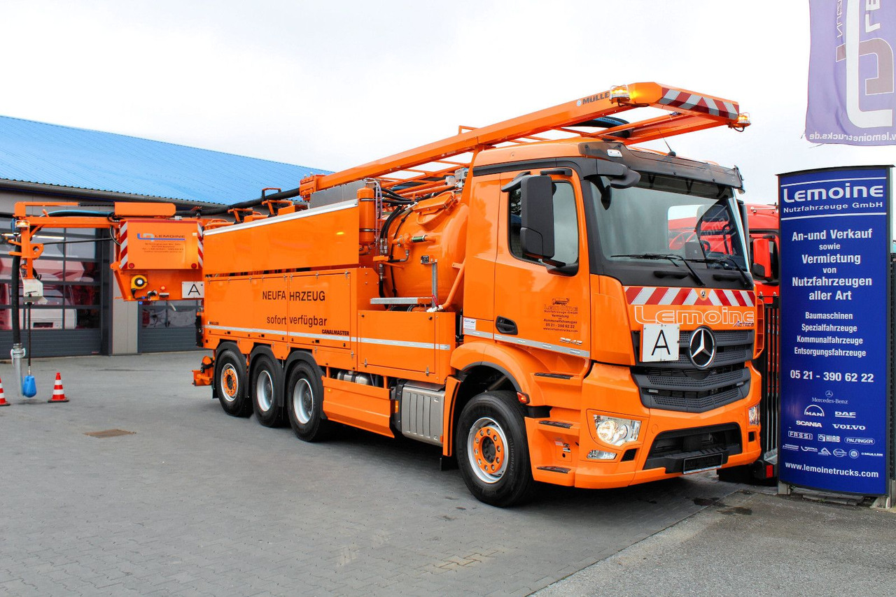 Mercedes-Benz Arocs Müller Canalmaster F 160 EWA WRG - Fekálne vozidlo: obrázok 1 Mercedes-Benz Arocs Müller Canalmaster F 160 EWA WRG - Fekálne vozidlo: obrázok 1
